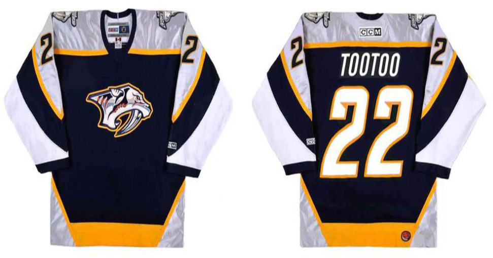 2019 Men Nashville Predators #22 TOOTOO black CCM NHL jerseys->florida panthers->NHL Jersey
